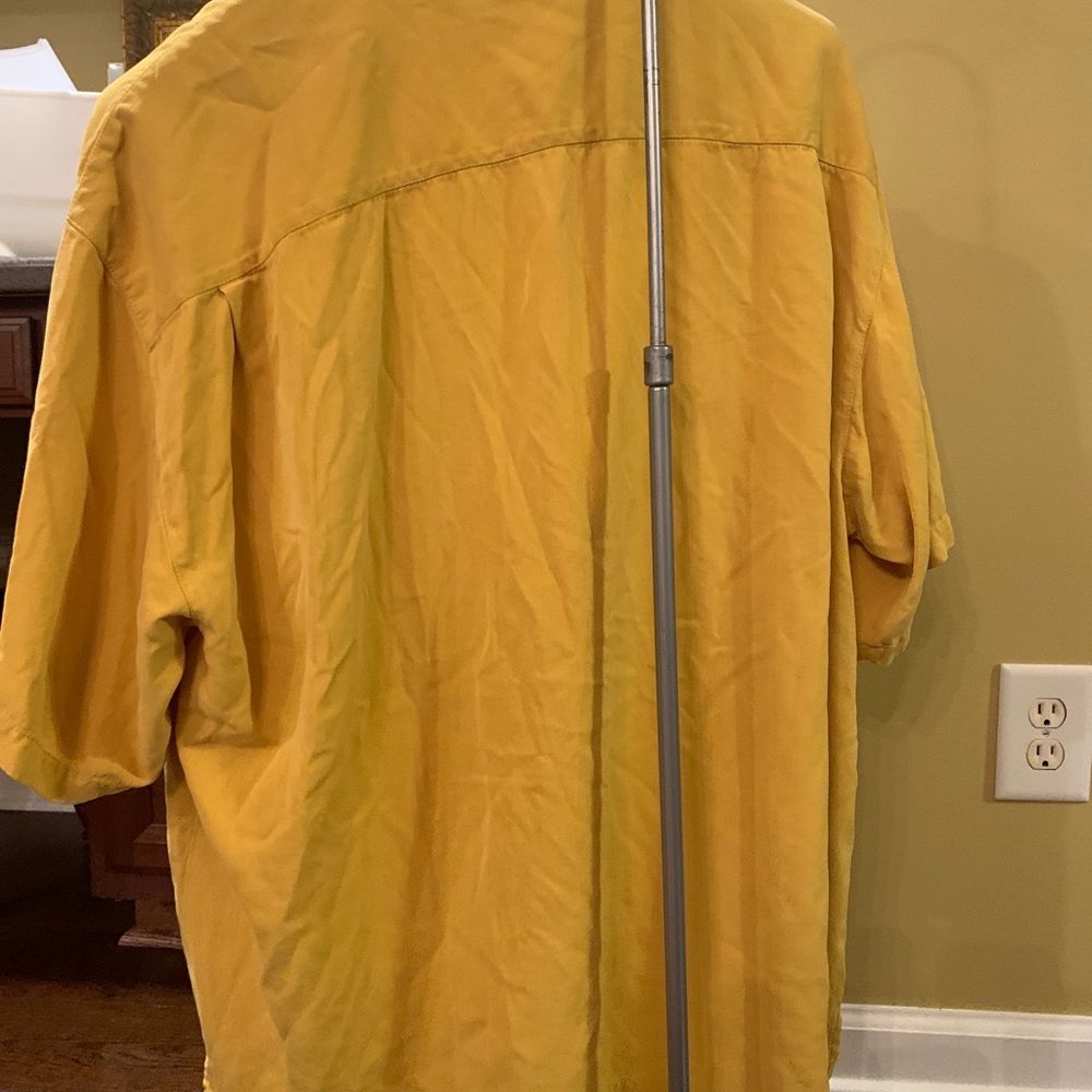 Tommy Bahama button down yellow size XXL EUC